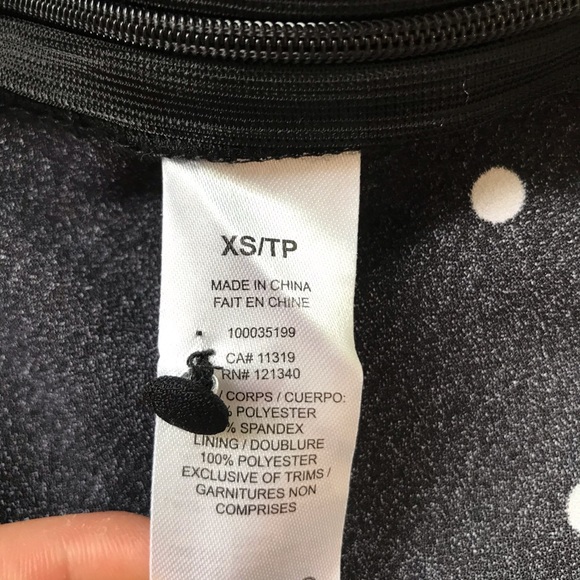 Dynamite Black and White Polka Dot Blouse - Picture 7 of 7